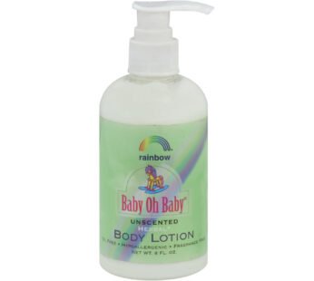 Rainbow Research Body Lotion – Organic Herbal – Baby – Unscented – 8 Fl Oz