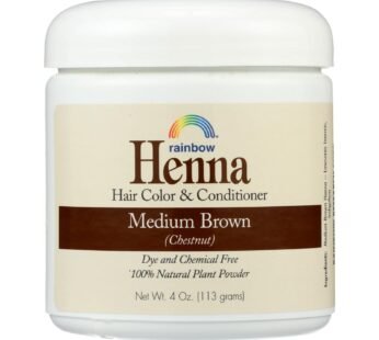 Rainbow Research Henna Hair Color And Conditioner Persian Medium Brown Chestnut – 4 Oz