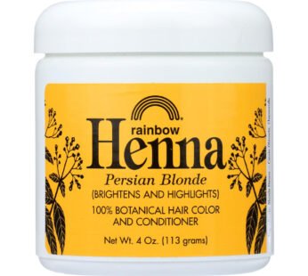 Rainbow Research Henna 100% Botanical Hair Color And Conditioner – Persian Blonde – 4 Oz