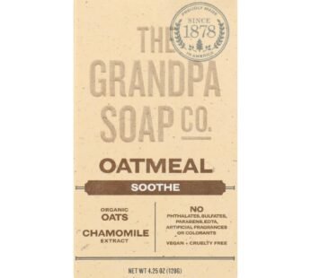 Grandpa Soap Bar Soap – Oatmeal – 4.25 Oz