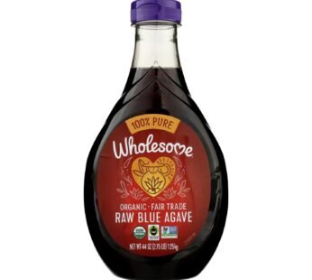 Wholesome Sweeteners Blue Agave – Liquid Sweetener – Case Of 6 – 44 Oz.