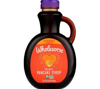 Wholesome Sweeteners Pancake Syrup – Organic – Original – 20 Oz – Case Of 6