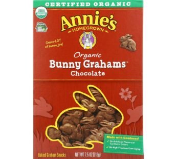 Annie’s Homegrown Bunny Grahams Chocolate – Case Of 12 – 7.5 Oz