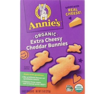 Annie’s Homegrown – Chddr Bnnies X-cheese – Case Of 12-7.5 Oz.