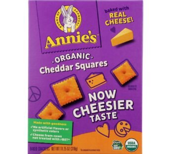 Annie’s Homegrown Cheddar Squares Cheddar Squares – Case Of 6 – 11.25 Oz