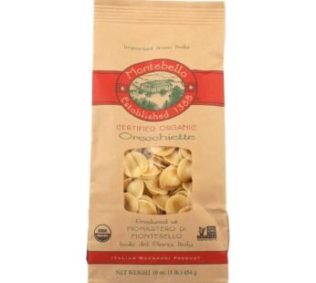 Montebello Organic Pasta – Orecchiette – Case Of 12 – 1 Lb.