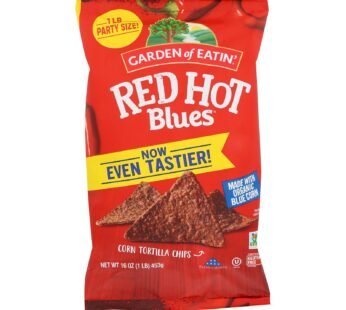 Garden Of Eatin’ Red Hot Blues – Red Hot – Case Of 12 – 16 Oz.