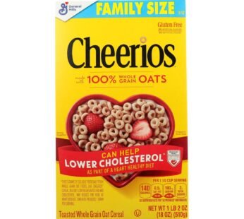 General Mills – Cheerios Oat Cereal – Case Of 10-18 Oz