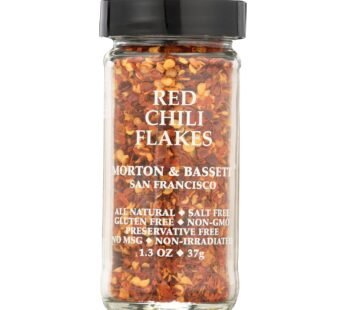 Morton And Bassett Seasoning – Chili Flakes – Red – 1.3 Oz – Case Of 3