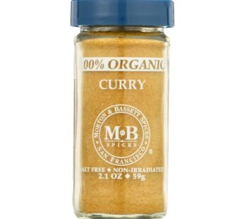 Morton And Bassett Organic Curry – Curry – Case Of 3 – 2.1 Oz.