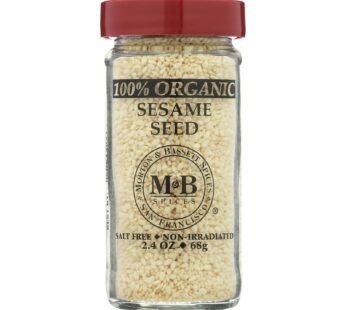 Morton And Bassett 100% Organic Seasoning – Sesame Seed – 2.4 Oz – Case Of 3