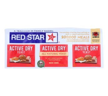 Red Star Nutritional Yeast – Active Dry – .75 Oz – Case Of 18