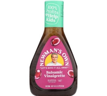 Newman’s Own Balsamic Salad Dressing – Vinegar – Case Of 6 – 16 Fl Oz.