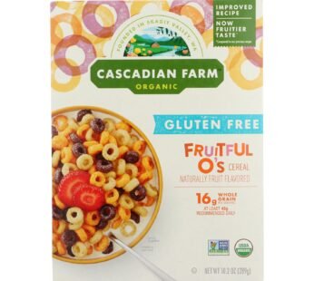 Cascadian Farm Organic Cereal – Fruitful Os – Case Of 10 – 10.2 Oz