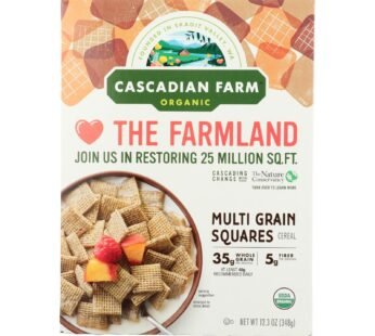 Cascadian Farm Cereal – Organic – Multi-grain Squares – 12.3 Oz – Case Of 10