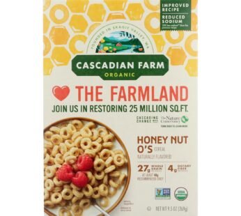 Cascadian Farm Organic Cereal – Honey Nut Os – Case Of 12 – 9.5 Oz