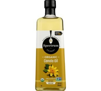 Spectrum Naturals Organic Refined Canola Oil – Case Of 12 – 32 Fl Oz.