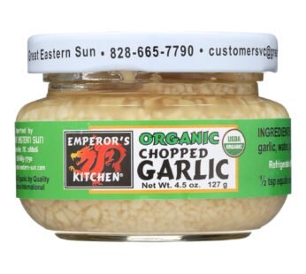 Emperors Kitchen Garlic – Organic – Chopped – 4.5 Oz – Case Of 12