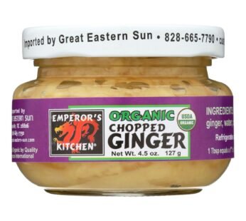 Emperors Kitchen Ginger – Organic – Chopped – 4.5 Oz – Case Of 12