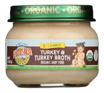 Earth’s Best – Stage 1 Turkey & Turkey Broth – Case Of 10-2.5 Oz