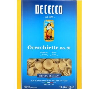 De Cecco Pasta – Pasta – Orecchiette – Case Of 12 – 16 Oz