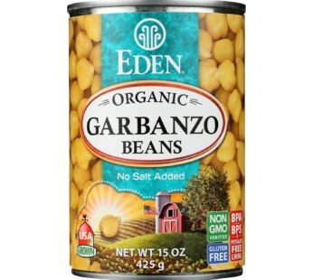 Eden Foods Organic Garbanzo Beans – Case Of 12 – 15 Oz.