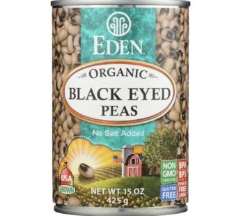 Eden Foods Organic Black Eyed Peas – Case Of 12 – 15 Oz.