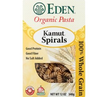 Eden Foods Organic Whole Kamut Spirals – Case Of 6 – 12 Oz.