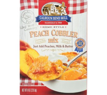 Calhoun Bend Mix – Peach Cobbler – Case Of 6 – 8 Oz