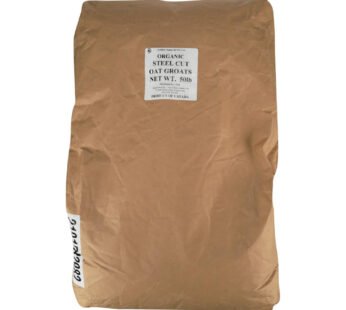 Bulk Grains Organic Steel Cut Oats – Single Bulk Item – 50lb