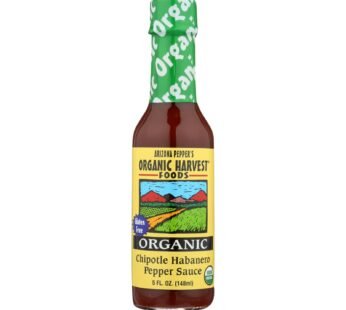 Organic Harvest Pepper Sauce – Chipotle Habanero – Case Of 12 – 5 Oz.