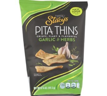 Stacy’s Pita Chips Perfectly Thymed Pita Crisps – Case Of 8 – 6.75 Oz.