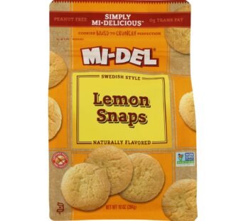 Midel Cookies – Lemon Snaps – Case Of 8 – 10 Oz