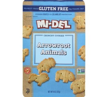 Midel Cookies – Arrowroot Animal – Case Of 8 – 8 Oz