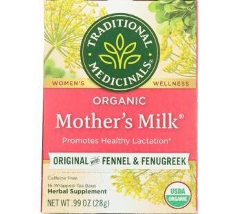 Traditional Medicinals Organic Mother’s Milk Herbal Tea – 16 Tea Bags – Case Of 6