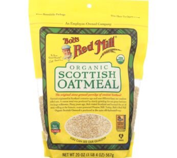 Bob’s Red Mill – Oatmeal – Organic Scottish – Case Of 4 – 20 Oz.