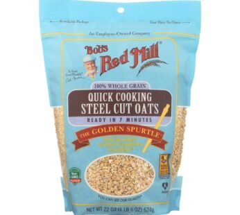 Bob’s Red Mill – Quick Cooking Steel Cut Oats – Case Of 4-22 Oz