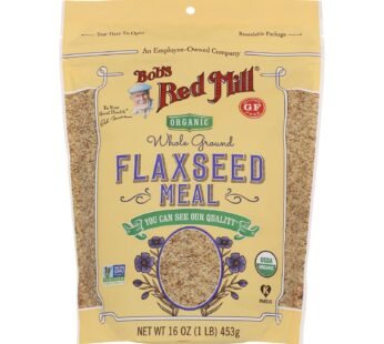 Bob’s Red Mill – Organic Flaxseed Meal – Brown – Case Of 4 – 16 Oz