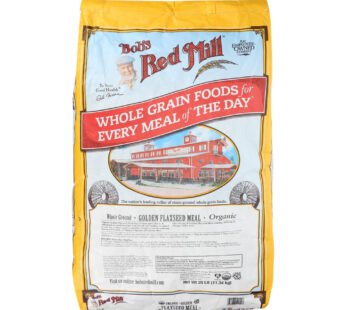 Bob’s Red Mill 100% Organic Flaxseed – Golden Meal – 25 Lb.