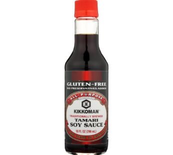 Kikkoman Tamari Soy Sauce – Naturally Brewed – Case Of 6 – 10 Fl Oz