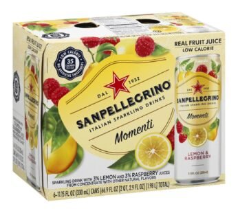 San Pellegrino – Sparkling Bev Lemon Raspberry – Case of 4 – 6/11.15Z