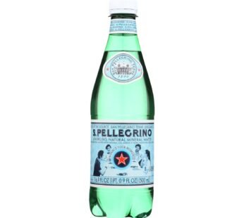 San Pellegrino Sparkling Mineral Water – Natural – Case Of 24 – 0.5 Liter