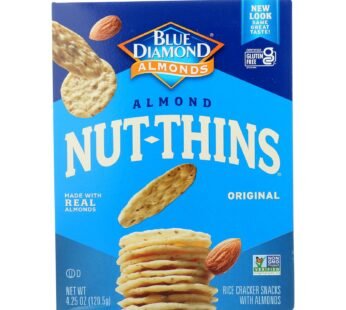 Blue Diamond – Nut Thins – Almond – Case Of 12 – 4.25 Oz.