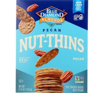 Blue Diamond – Nut Thins – Pecan – Case Of 12 – 4.25 Oz.