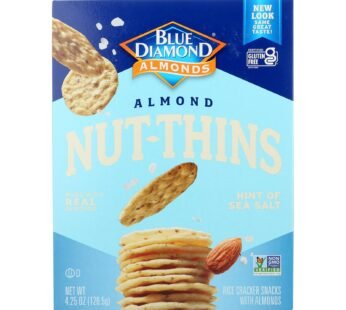 Blue Diamond – Nut Thins – Sea Salt – Case Of 12 – 4.25 Oz.