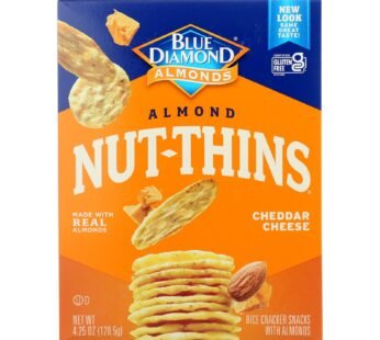 Blue Diamond – Nut Thins – Cheddar Cheese – Case Of 12 – 4.25 Oz.