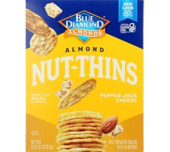 Blue Diamond – Nut Thin Crackers – Pepper Jack – Case Of 12 – 4.25 Oz.