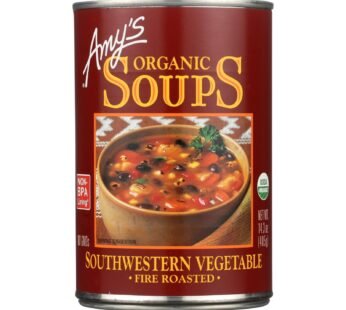 Amy’s – Organic Fire Roasted Southwestern Vegetable Soup – Case Of 12 – 14.3 Oz