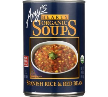 Amy’s – Organic Spanish Rice & Red Bean Soup – Case Of 12 – 14.7 Oz