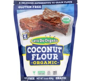 Let’s Do Organics Organic Flour – Coconut – Case Of 6 – 16 Oz.